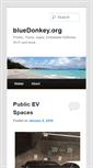 Mobile Screenshot of bluedonkey.org