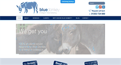 Desktop Screenshot of bluedonkey.co.uk